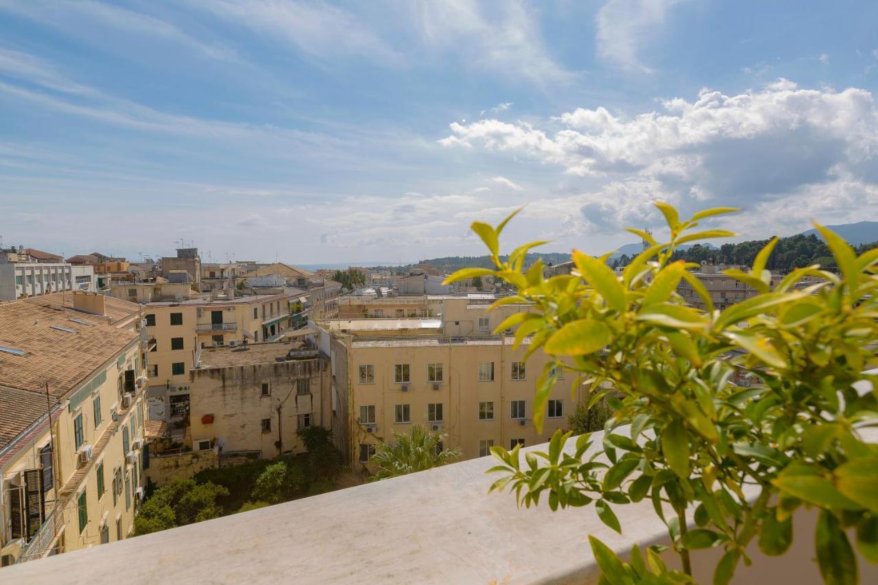 Corfu City View Loft Luaran gambar